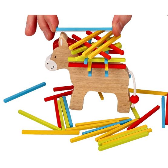 Esel mit Ladung