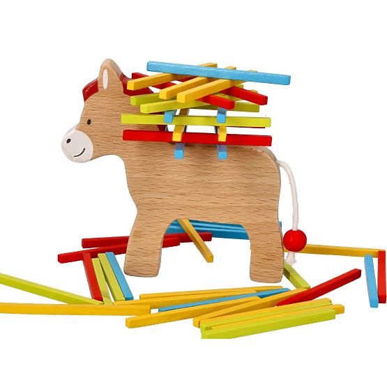 Esel mit Ladung