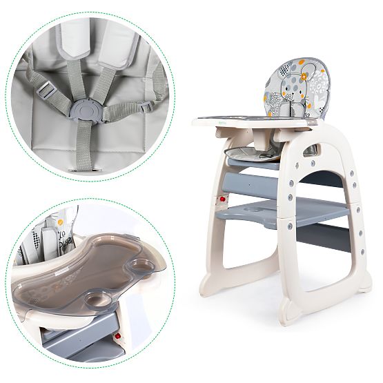 Essen stuhl Mouse 2in1 - grau