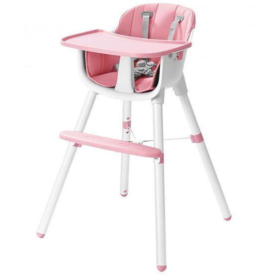 Esszimmerstuhl 2in1 Chloe - rosa