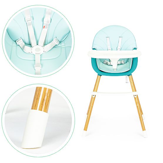 Esszimmerstuhl Polly 2in1 - türkis