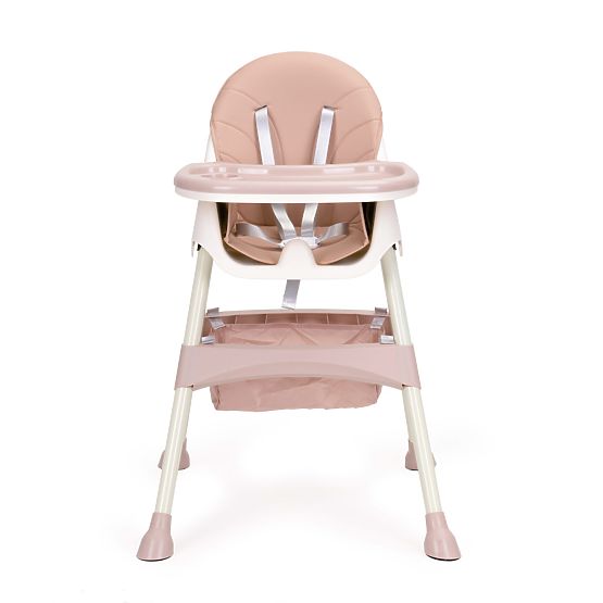 Esszimmerstuhl Prima 2in1 - rosa und weiß