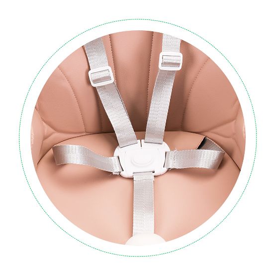 Esszimmerstuhl Prima 2in1 - rosa und weiß