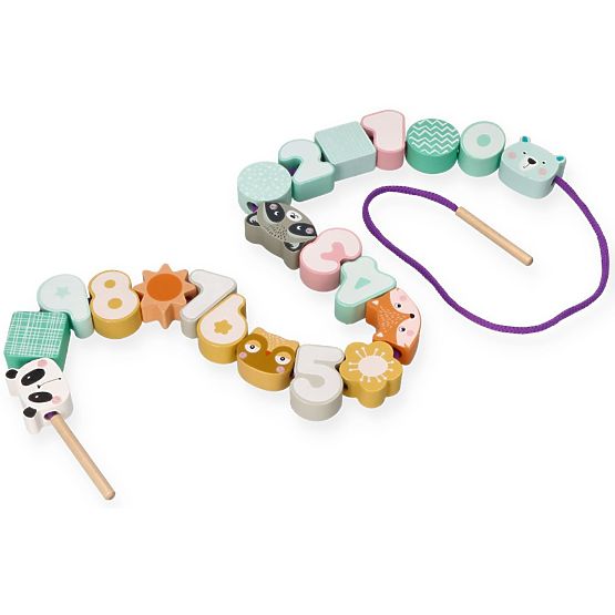 Fädelperlen Pastelltiere