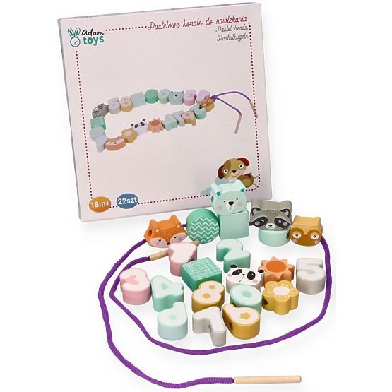 Fädelperlen Pastelltiere