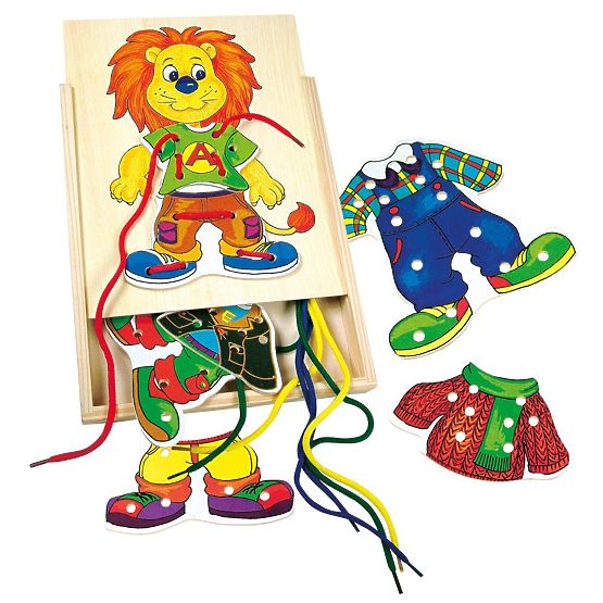 Fädelspiel Leo