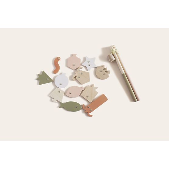 Farbiger magnetischer Fisch