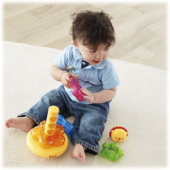 Farbring-Pyramide Löwe Fisher Price 