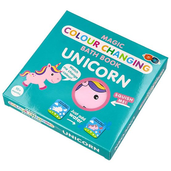 Farbwechsel-Set Buch mit Spielzeug - Einhorn