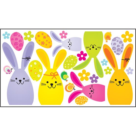 Fensteraufkleber - Ostern