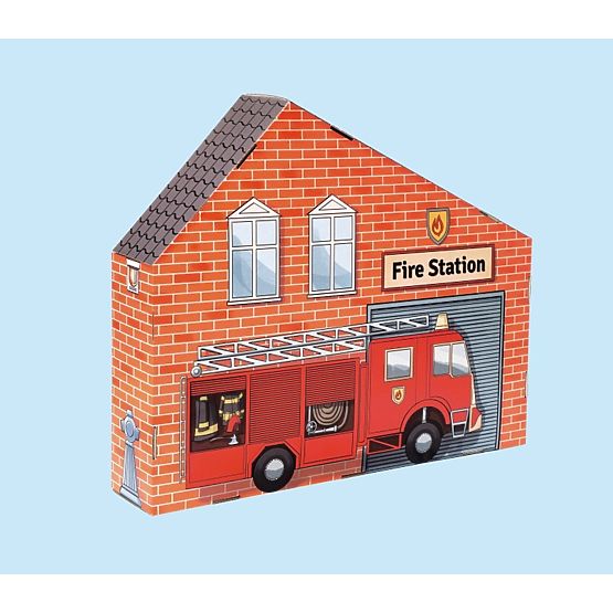 Feuerwache aus Pappe