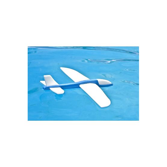 Wurfflugzeug FLY-POP - blau