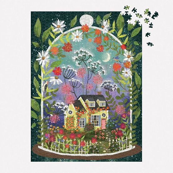 Galison Puzzle Blühender Garten Joy Laforme 1000 Teile
