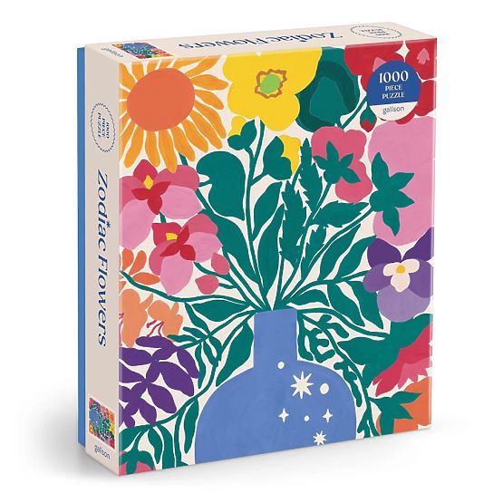 Galison Puzzle Blumen des Tierkreises 1000 Teile