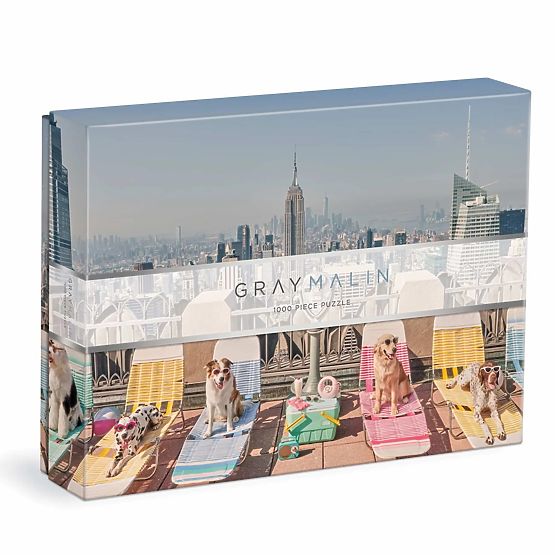 Galison Puzzle Hunde in New York Gray Malin 1000 Teile