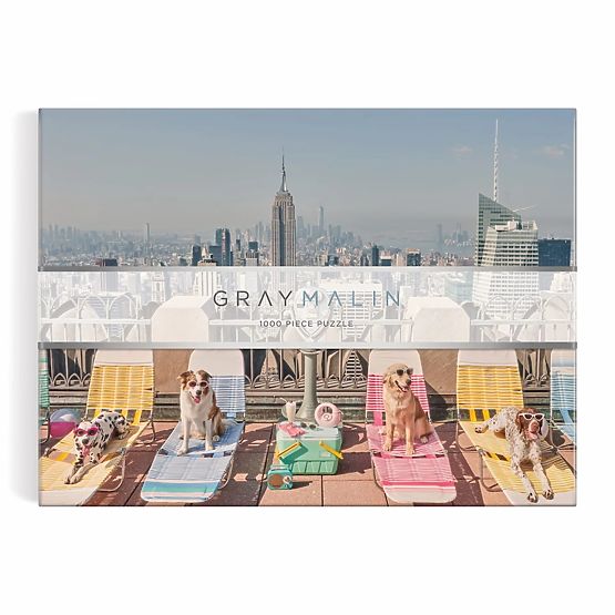 Galison Puzzle Hunde in New York Gray Malin 1000 Teile
