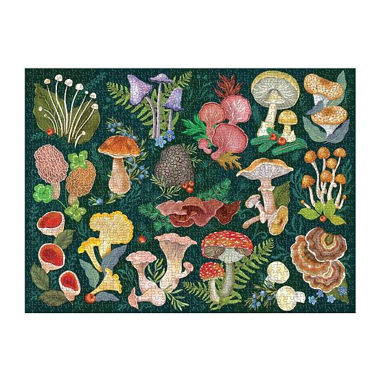 Galison Puzzle Welt der Pilze 1000 Teile
