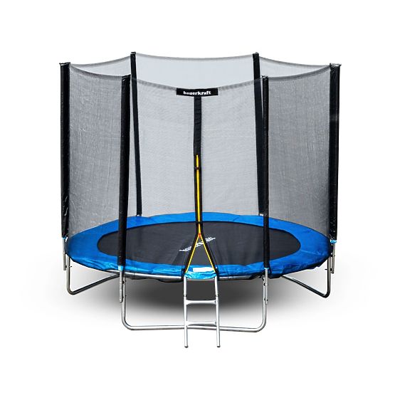 Gartentrampolin mit Außennetz, Durchmesser 10 ft 304-312 cm + Leiter