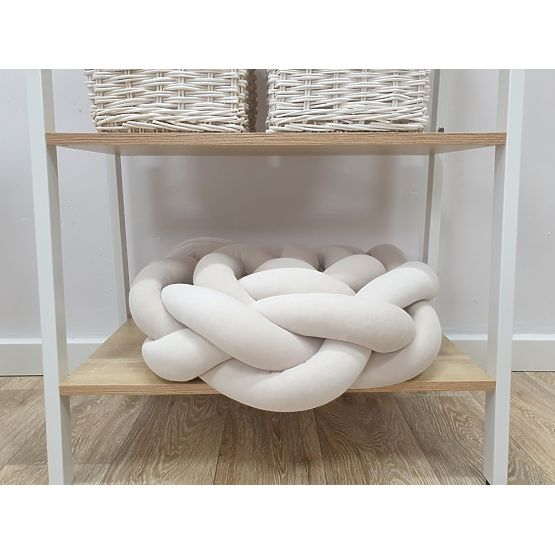 Geflochtenes Geländer 240 cm - weiß