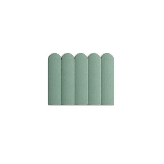 Gepolsterte Paneele Bogen - Mintgrün