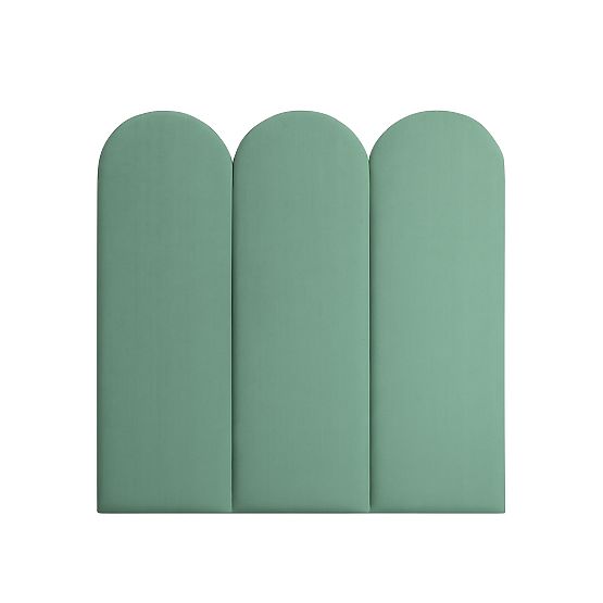 Gepolsterte Paneele Bogen - Mintgrün