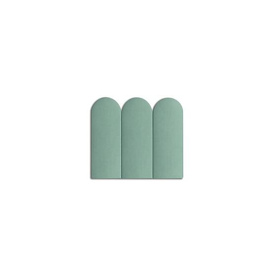 Gepolsterte Paneele Bogen - Mintgrün