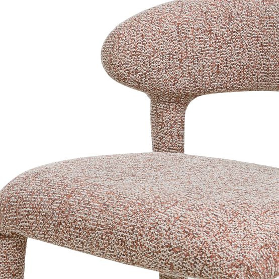 Gepolsterter Barhocker Hiroki, beige-bordeaux Mischung