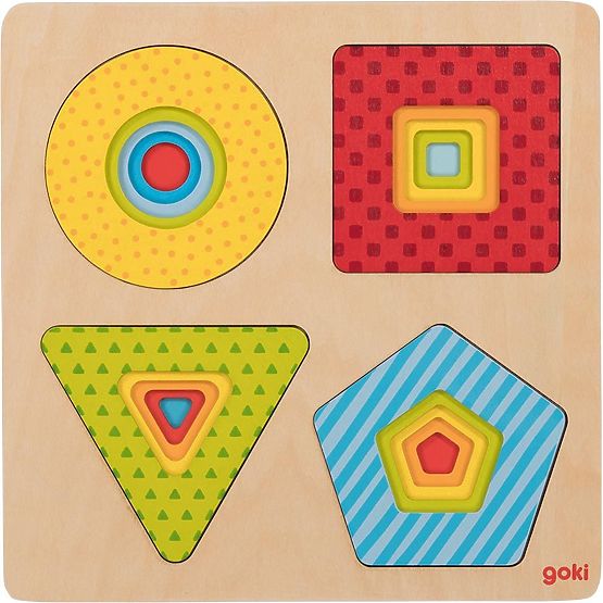 Goki geschichtetes geometrisches Puzzle