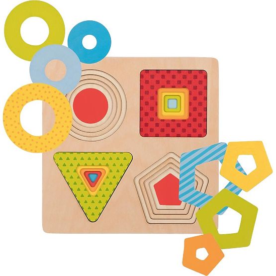 Goki geschichtetes geometrisches Puzzle