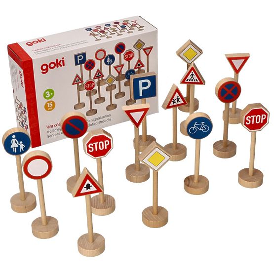 GOKI - Holz-Verkehrszeichen