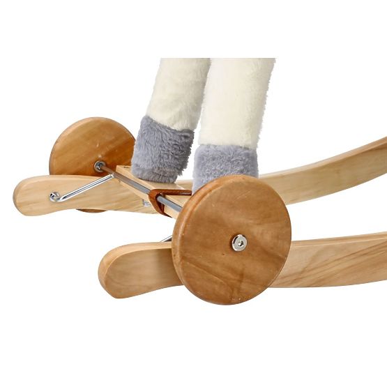 Goldenes Schaukel-Einhorn mit Rädern