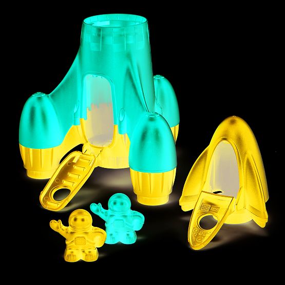Green Toys Rakete Blau
