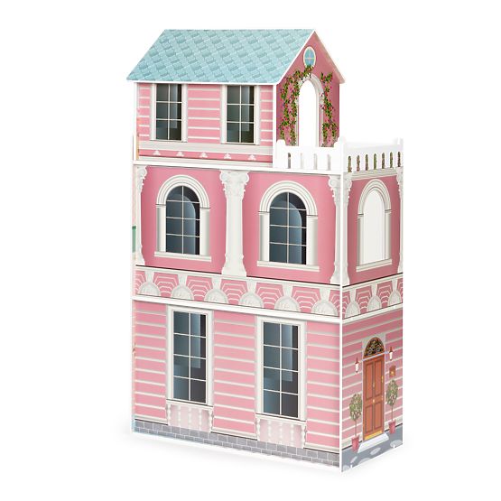 Großes Puppenhaus mit Möbelset ECOTOYS