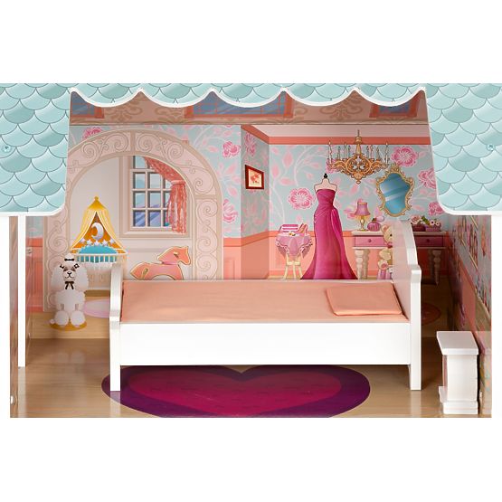 Großes Puppenhaus mit Möbelset ECOTOYS