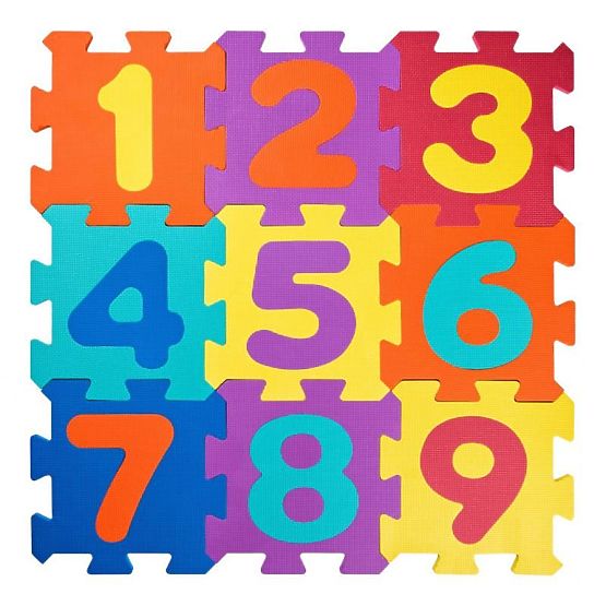 Großes Schaumstoff-Puzzle – Zahlen