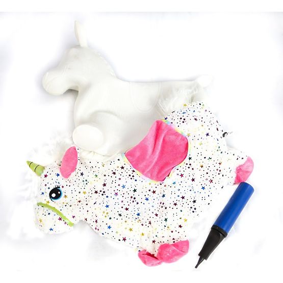Gummihüpfendes Einhorn mit Bezug