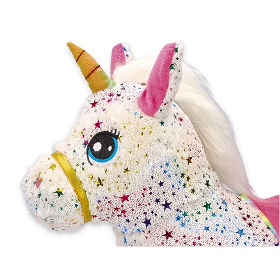 Gummihüpfendes Einhorn mit Bezug