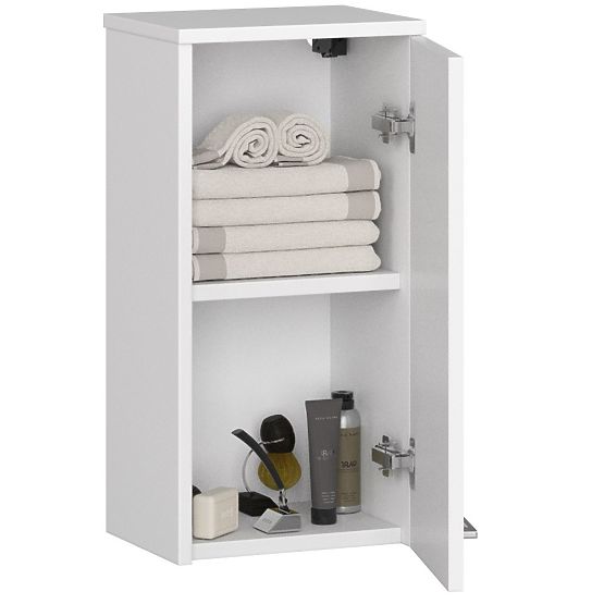 HÄNGEBADEZIMMERSCHRANK FIN W30 1TÜRIG WEISS
