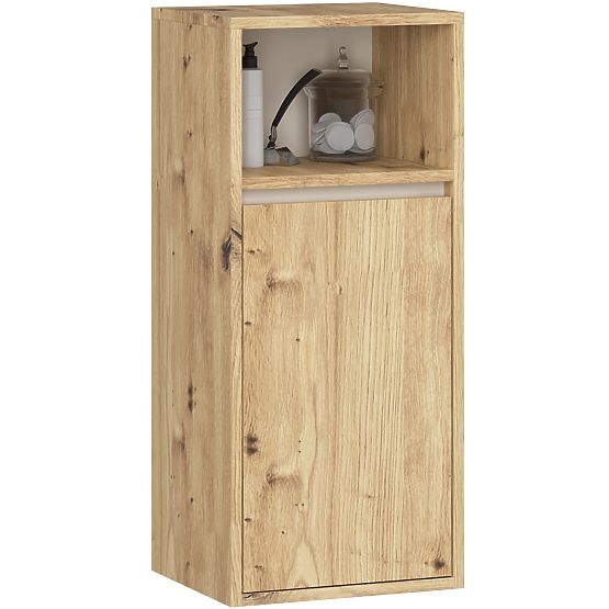 HÄNGENDER BADEZIMMERSCHRANK VAMI W35 1D 1W EICHE ARTISAN / KASCHMIR