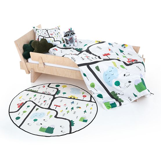 Herr. Little Fox Bettwäsche City - Decke: 135 x 200 cm Kissen: 60 x 50 cm