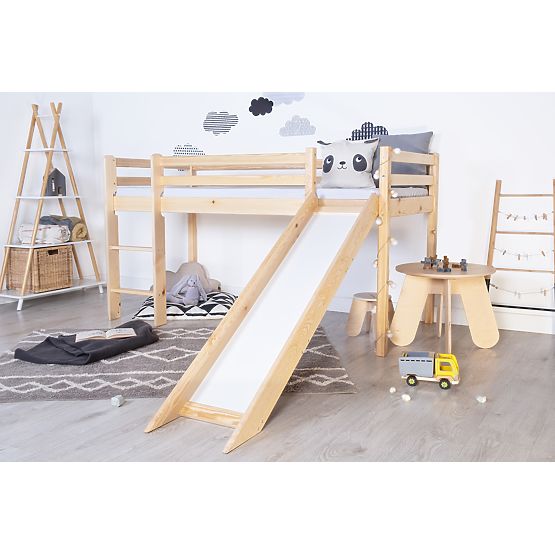 Kinderbett Hochbett Ourbaby Modo mit Rutsche - Kiefer