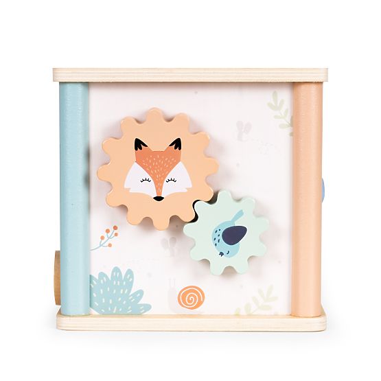 Holz-Lernwürfel mit Formen ECOTOYS