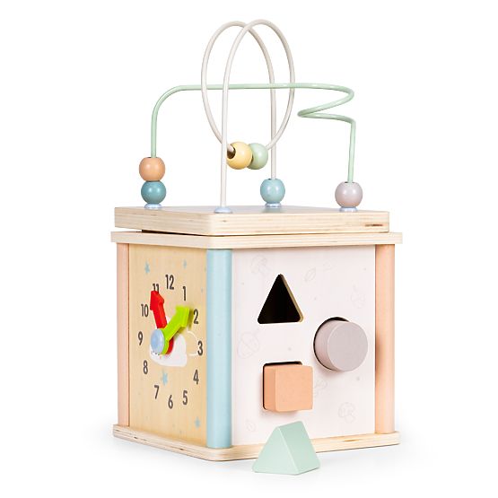 Holz-Lernwürfel mit Formen ECOTOYS