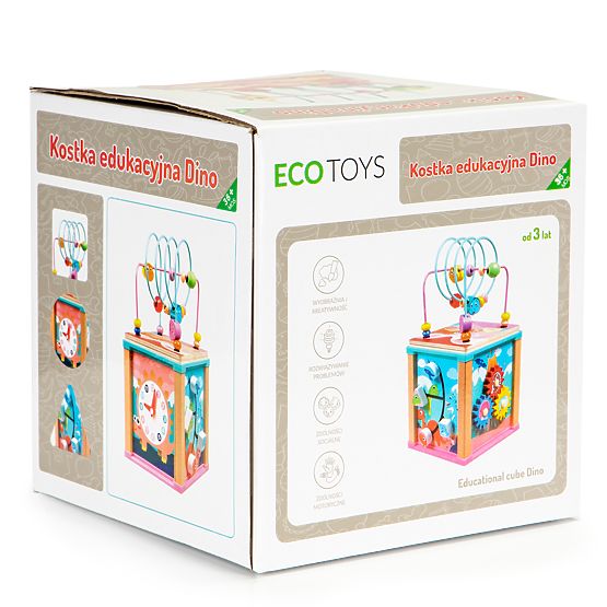 Holz-Lernwürfel, Sortierer Mula ECOTOYS