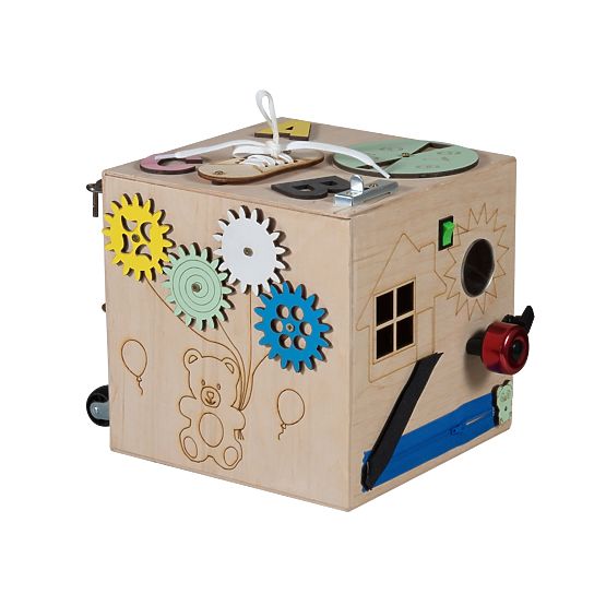 Holzwürfel Montessori - natur