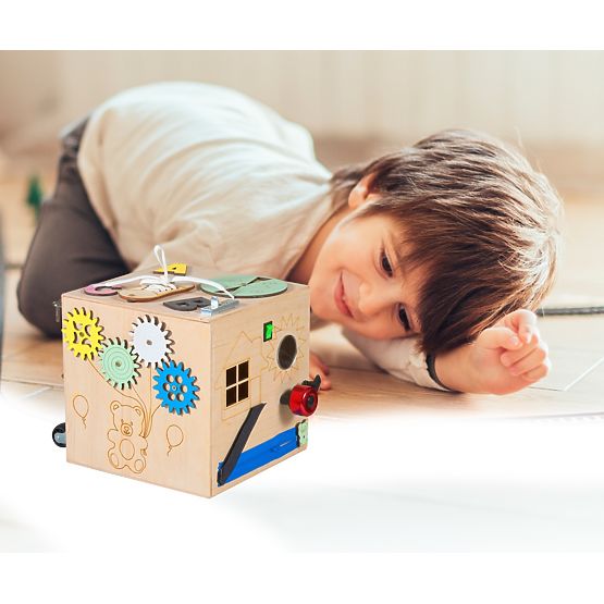 Holzwürfel Montessori - natur