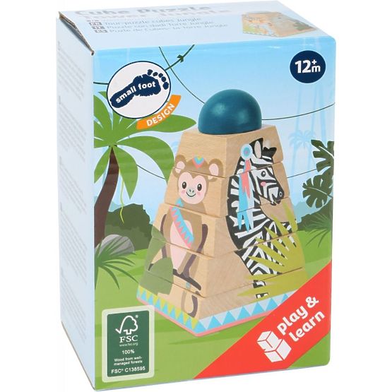 Holz- pyramide für Kinder Jungle