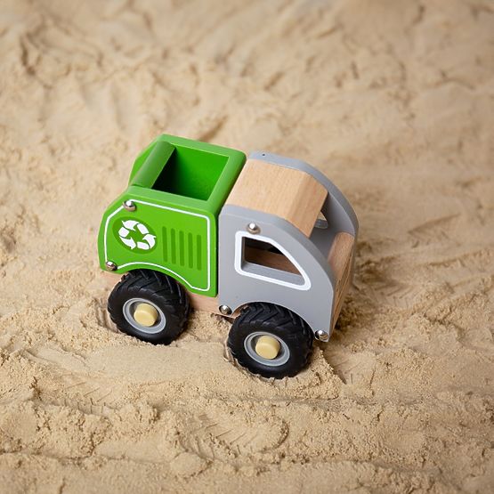 Holz-Recyclingwagen
