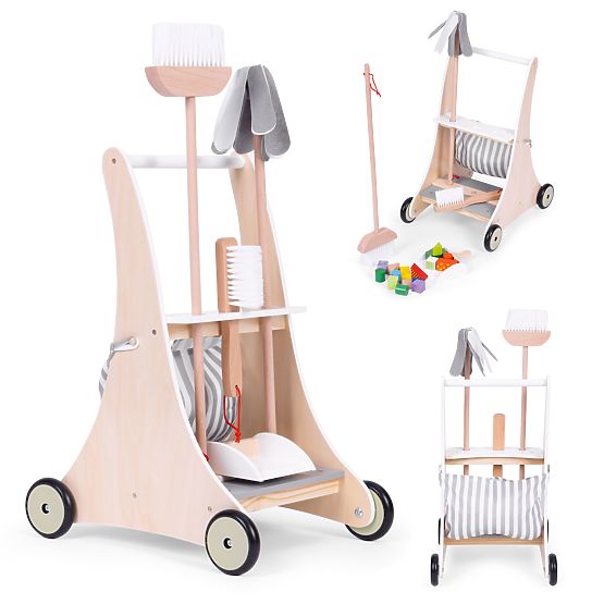 Holz-Reinigungsset Wagen ECOTOYS