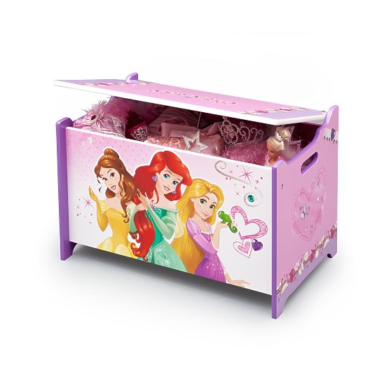 Holz-Spielzeugtruhe Princess I